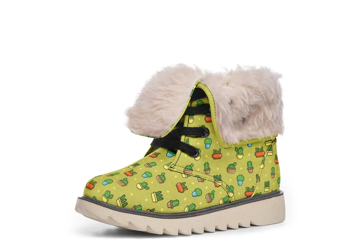 8 Bit Potted Plants Polar Vibe Boots