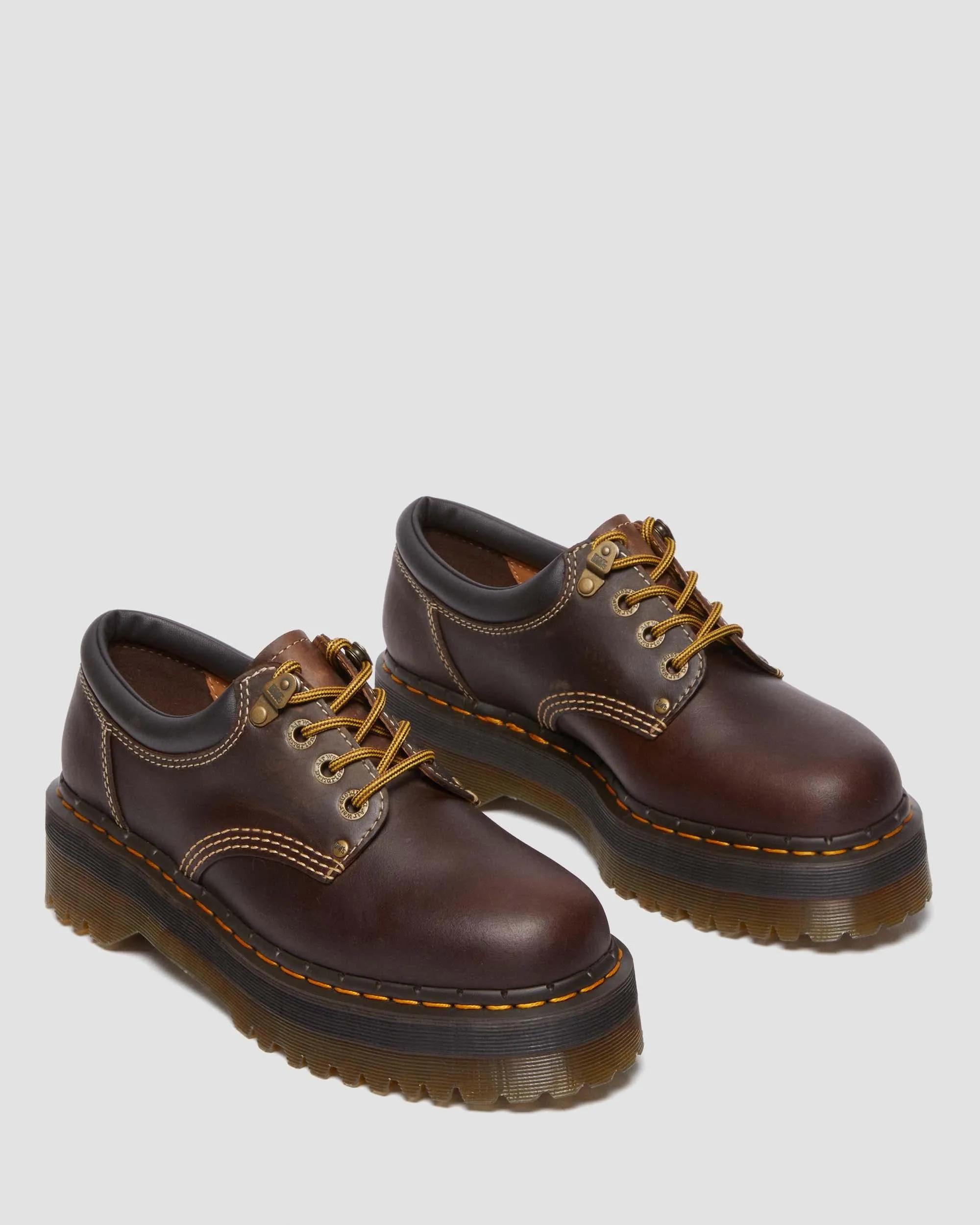 Dr. Martens 8053 Arc Crazy Horse Casual Leather Platform Shoes