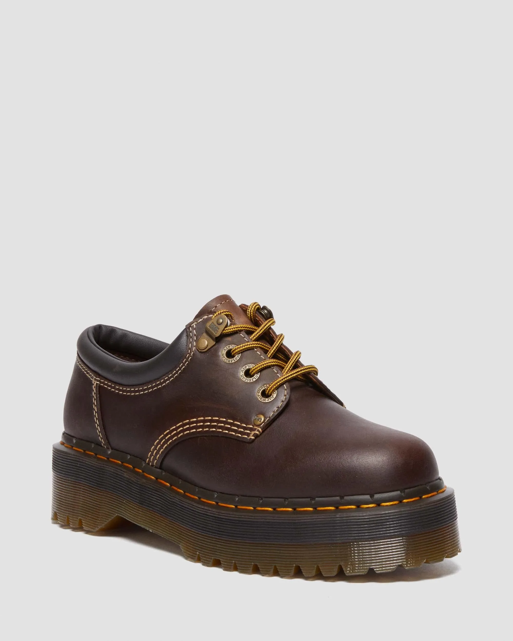 Dr. Martens 8053 Arc Crazy Horse Casual Leather Platform Shoes