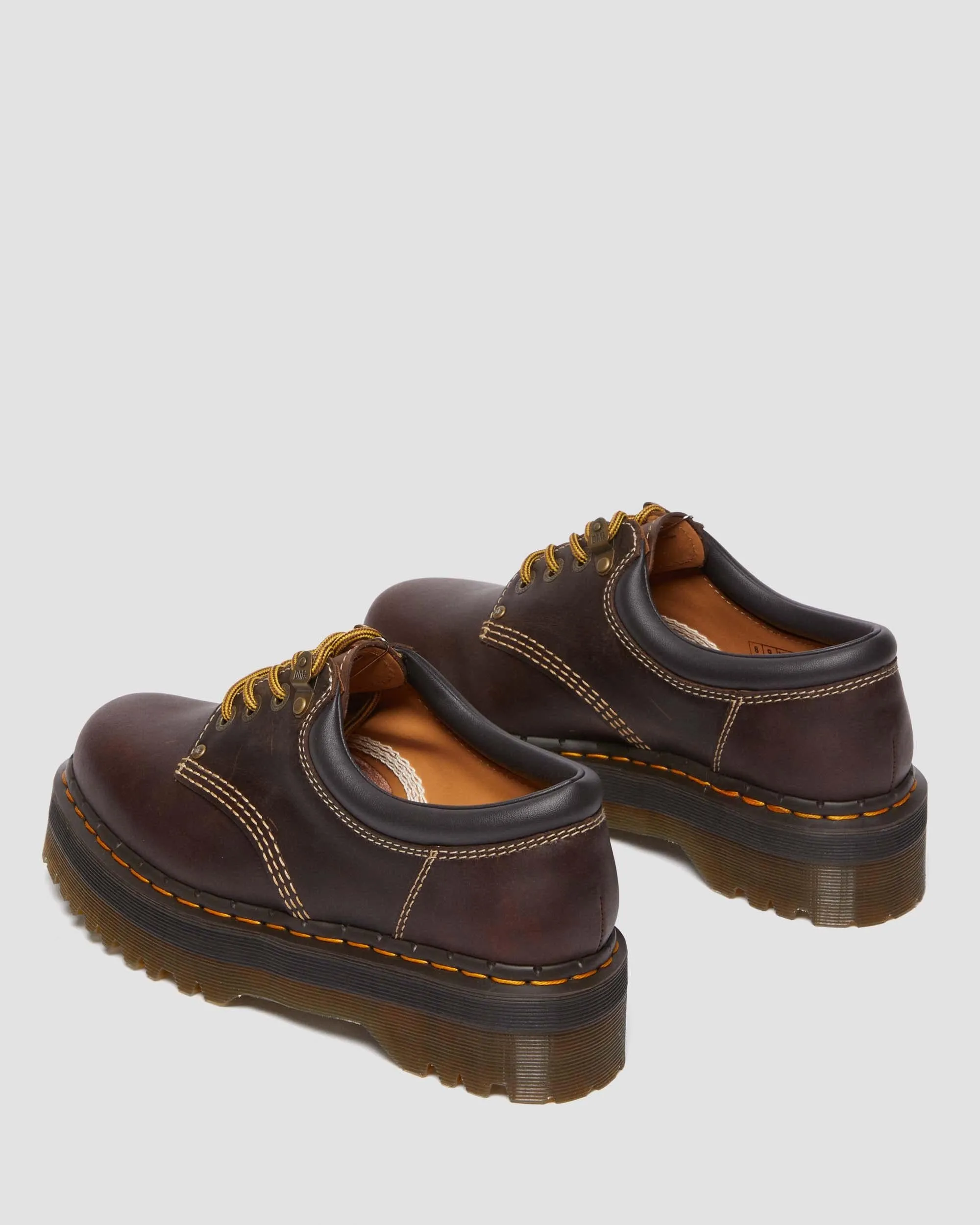 Dr. Martens 8053 Arc Crazy Horse Casual Leather Platform Shoes