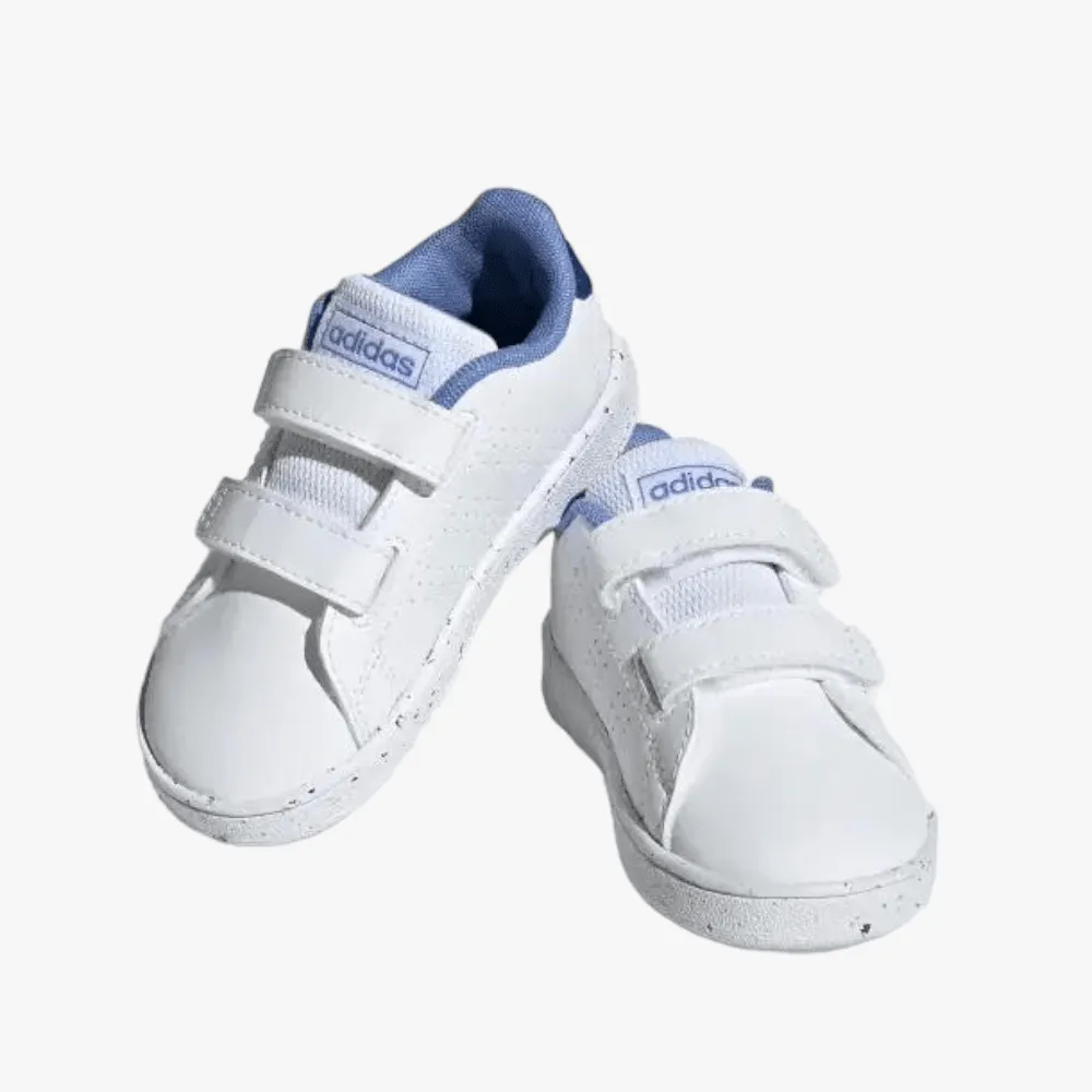 adidas Kids Grand Court Lifestyle Hook And Loop Shoes White