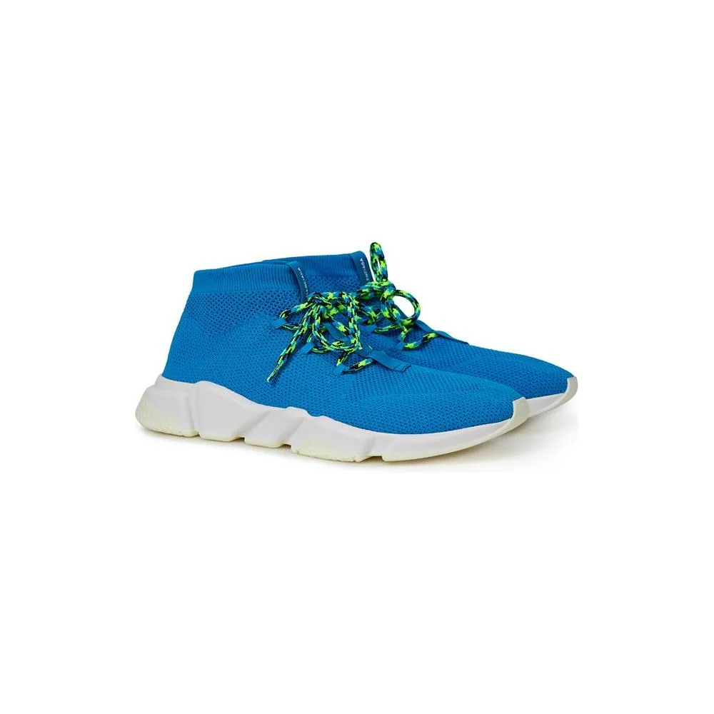 Balenciaga Exquisite Blue Cotton Sneakers for Men