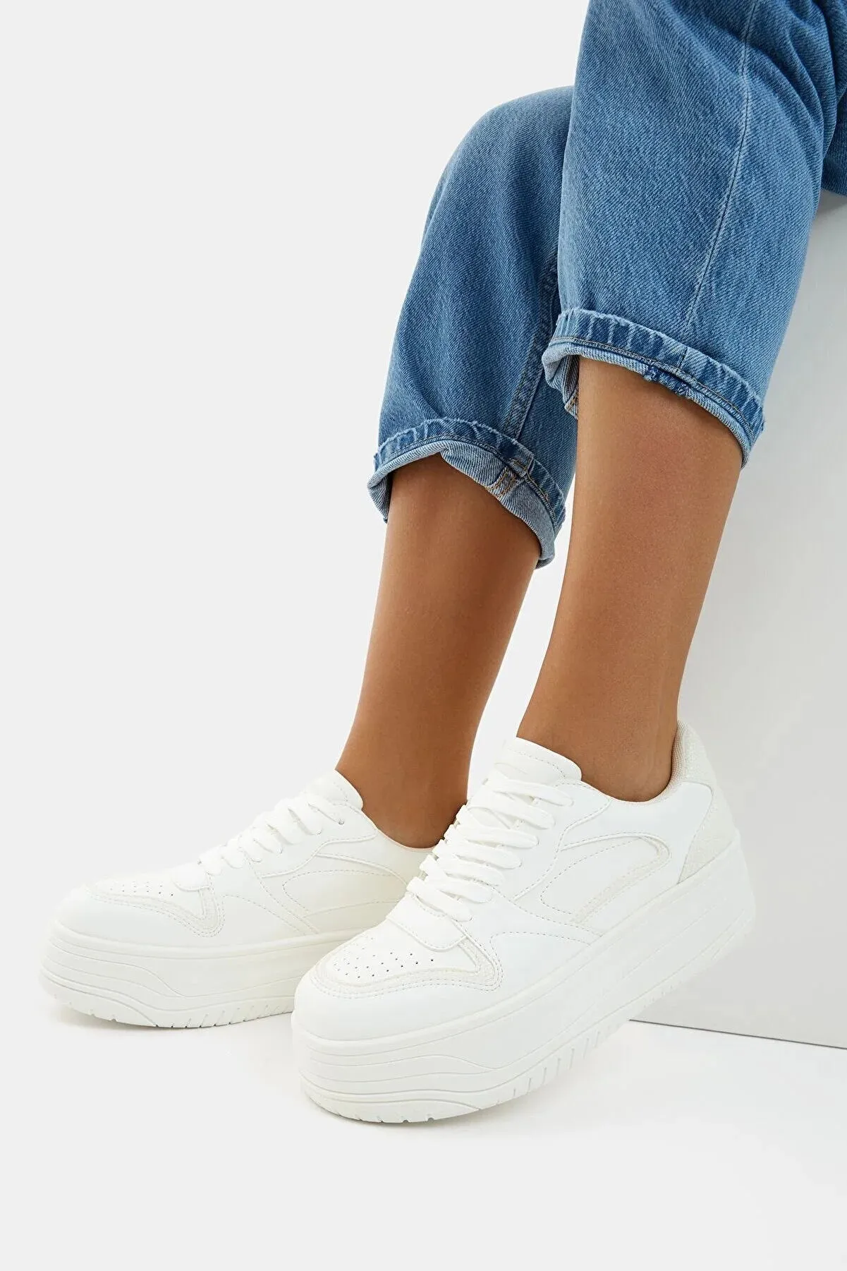 Bershka Women's Platform Sneakers