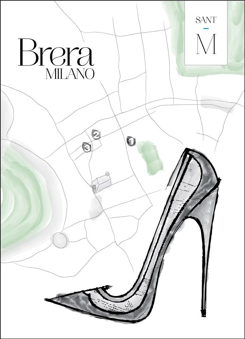 Brera Grigio Flats