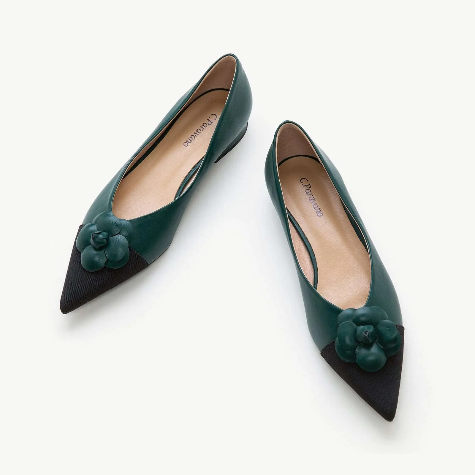 Camellia Flats (Aida) Dark Green