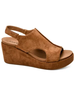 Carley in Tobacco Faux Suede 2 by Corkys