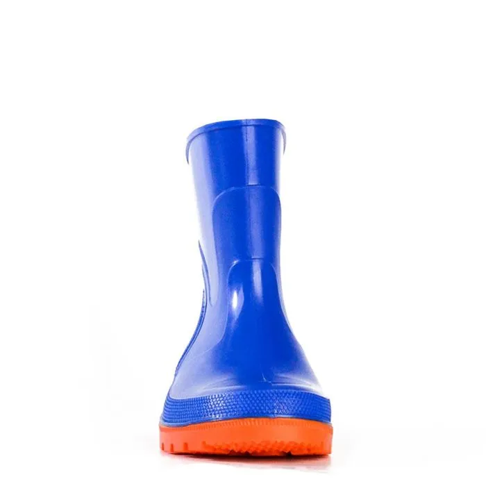 Cobalt/Orange Bubblegummers Gumboots