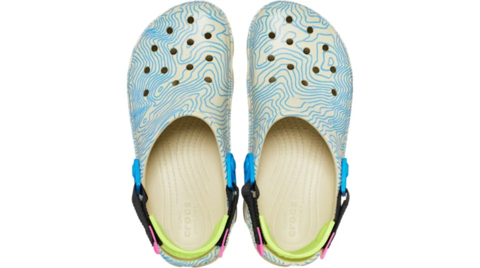 Crocs Classic All Terrain Topographic Clog Bone Multi