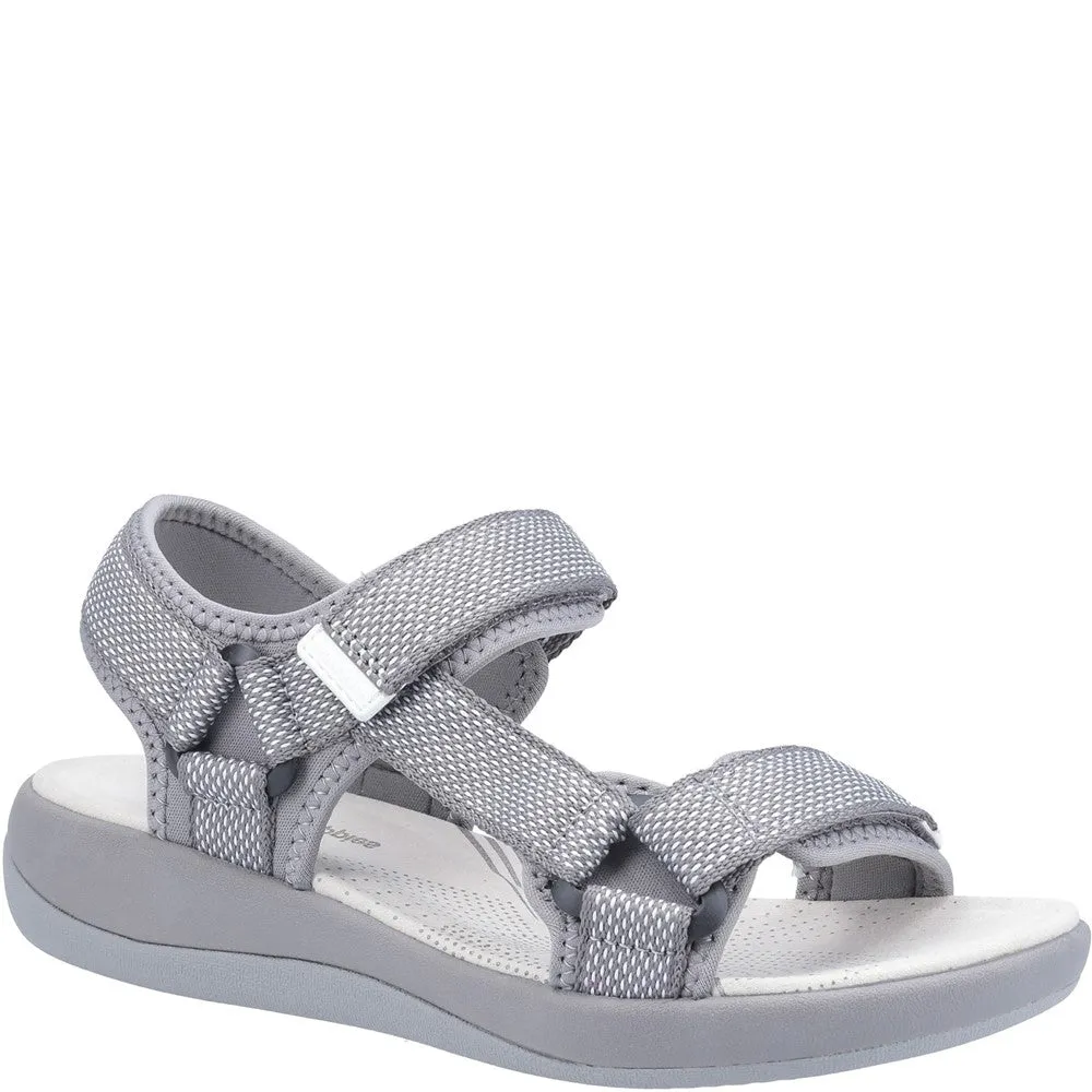 Grey Sara Quarter Strap Sandals