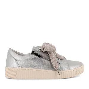 JOVI - SILVER METALLIC NUBUCK