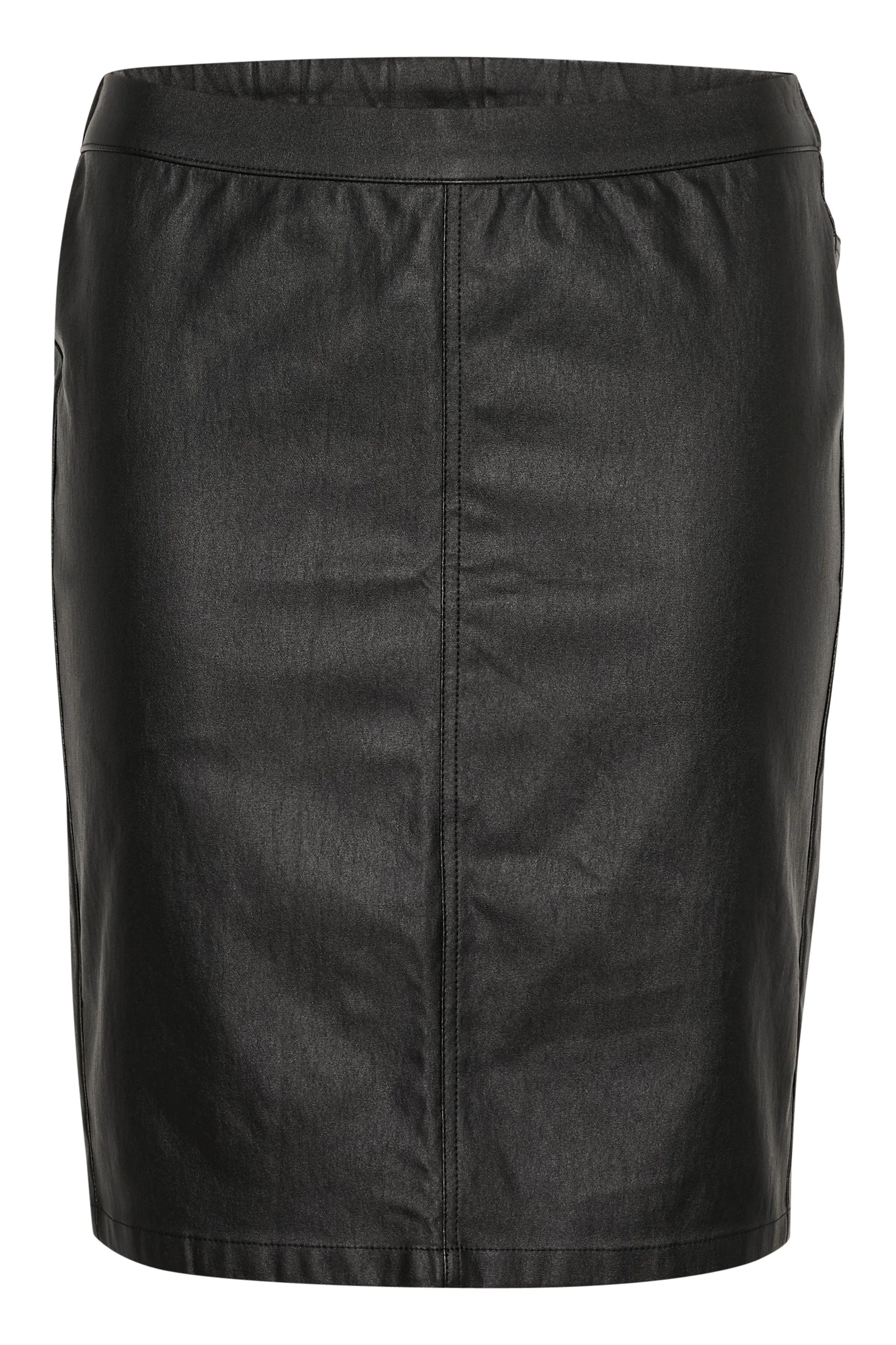 Kaffe Ada coated skirt black deep