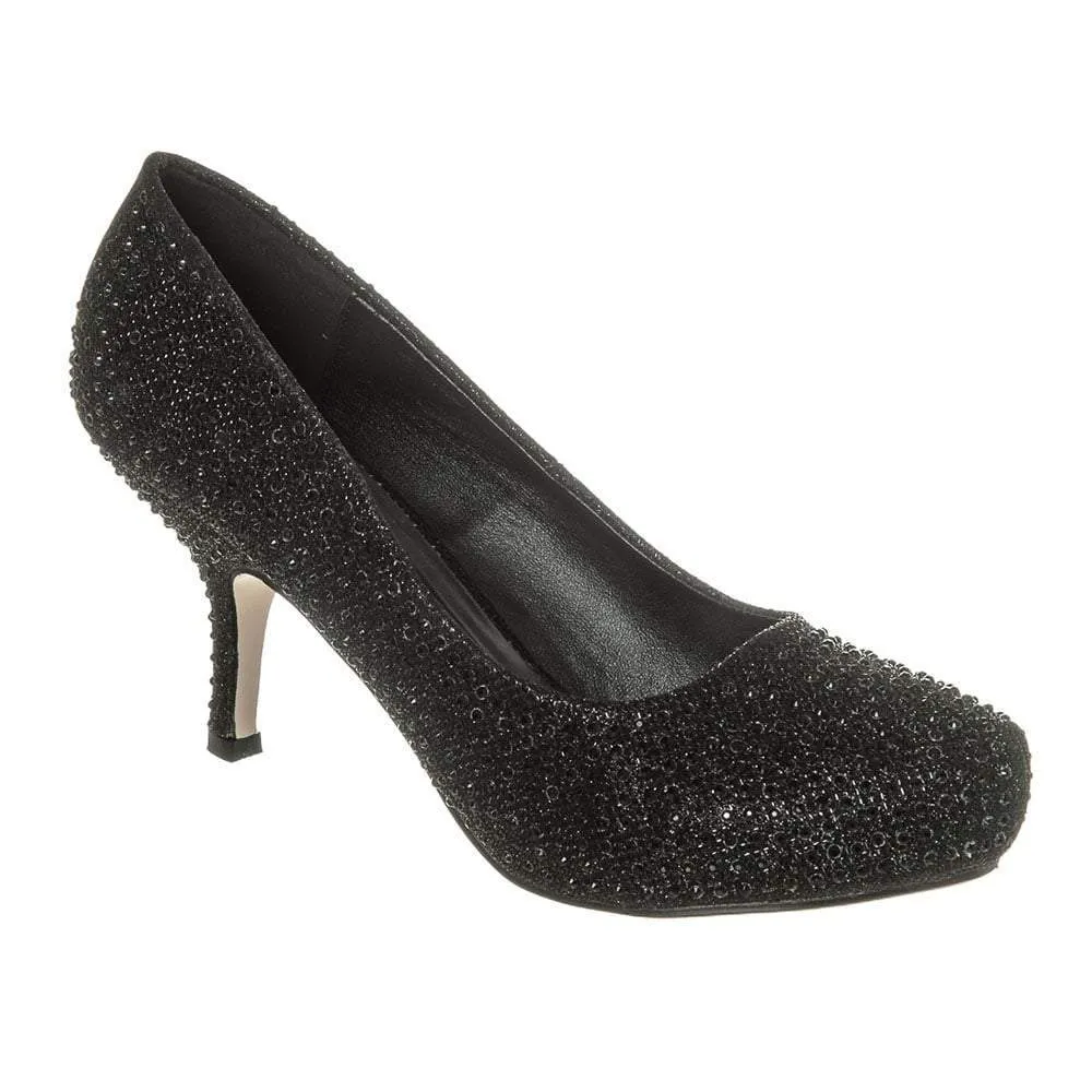 Maddi Mid Heel Conceal Platform Court Shoe