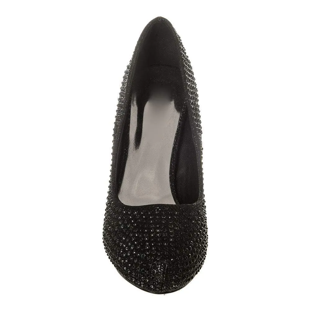 Maddi Mid Heel Conceal Platform Court Shoe