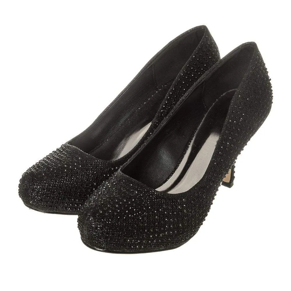 Maddi Mid Heel Conceal Platform Court Shoe