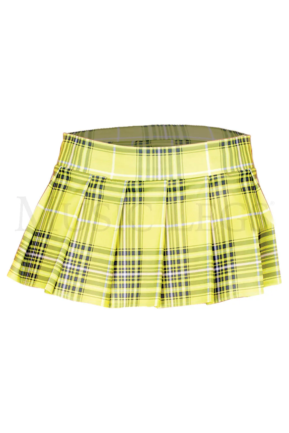 Margot Plaid Pleated Mini Skirt