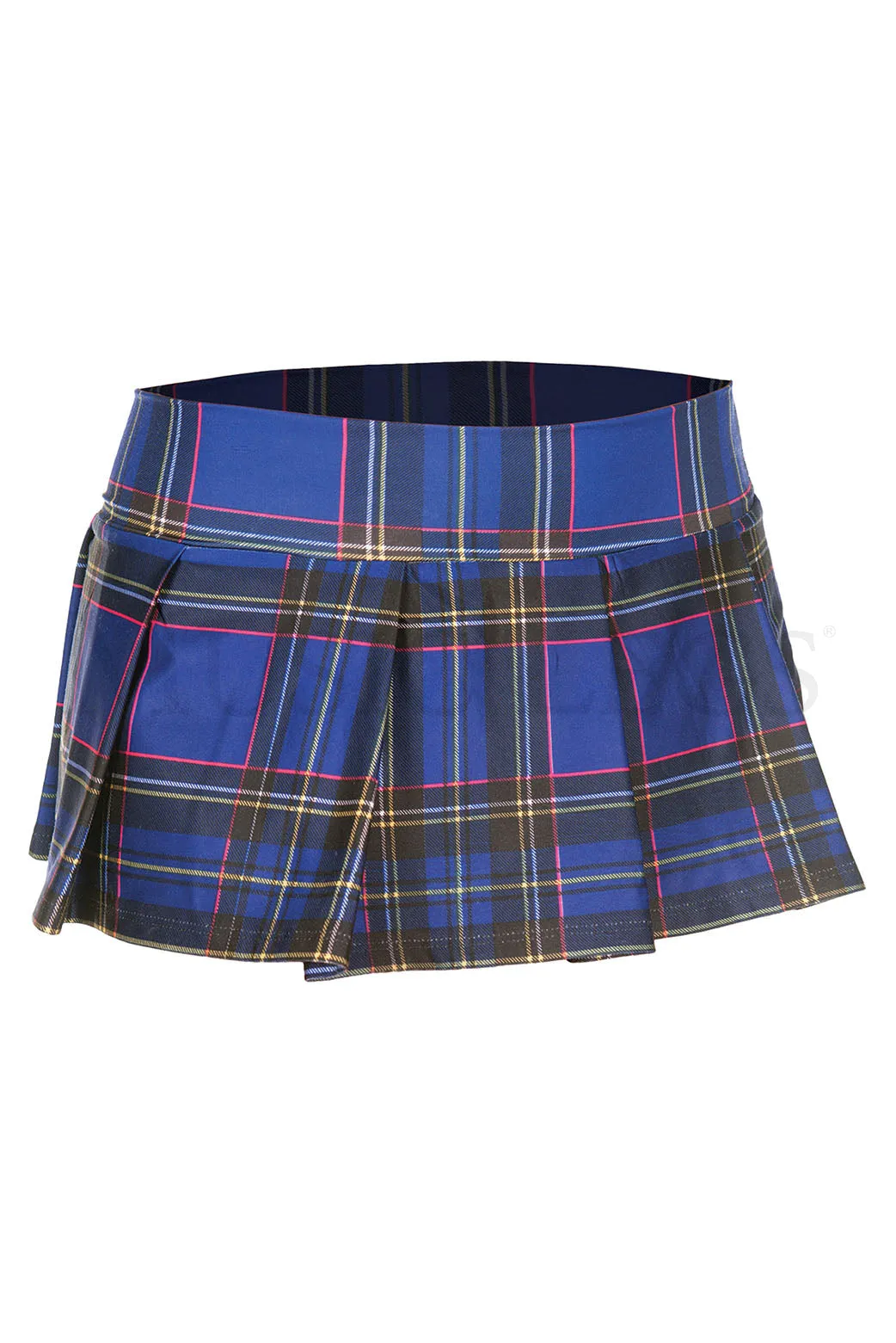 Margot Plaid Pleated Mini Skirt