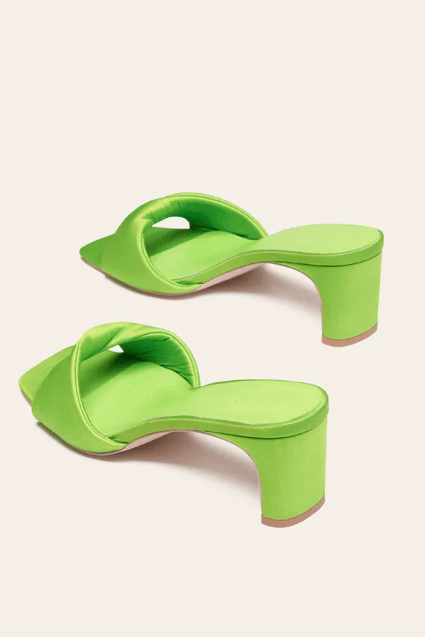 MAYA MIDI HEEL - CELERY