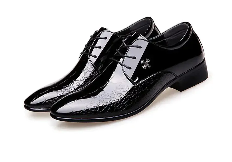 Men's Bariese Glossy Leather Shoes