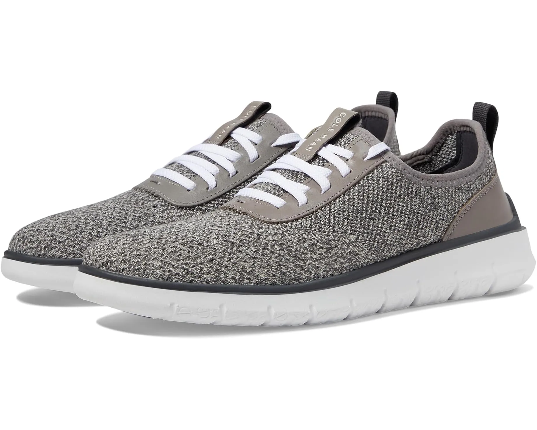 MEN'S COLE HAAN GENERATION ZERØGRAND STITCHLIGHT | GRAY KNIT / YELLOW / WHITE