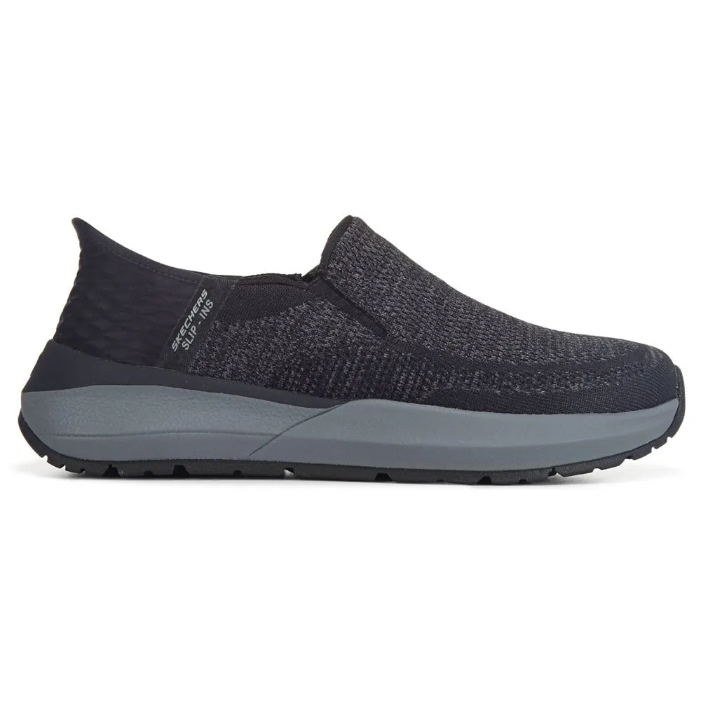 Men's Rovelo Wide Slip On Sneaker Skechers, black