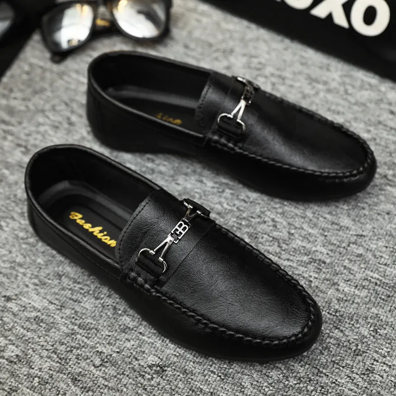 Men's shoes 2023 New Spring Lazy Shoes Men's Driving Doudou Fashion Shoes Versatile Men's Casual Shoes Korean Edition Shoes Men's