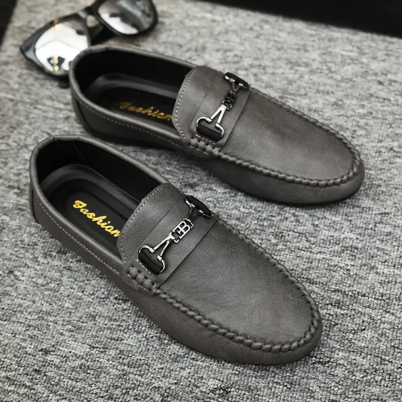 Men's shoes 2023 New Spring Lazy Shoes Men's Driving Doudou Fashion Shoes Versatile Men's Casual Shoes Korean Edition Shoes Men's