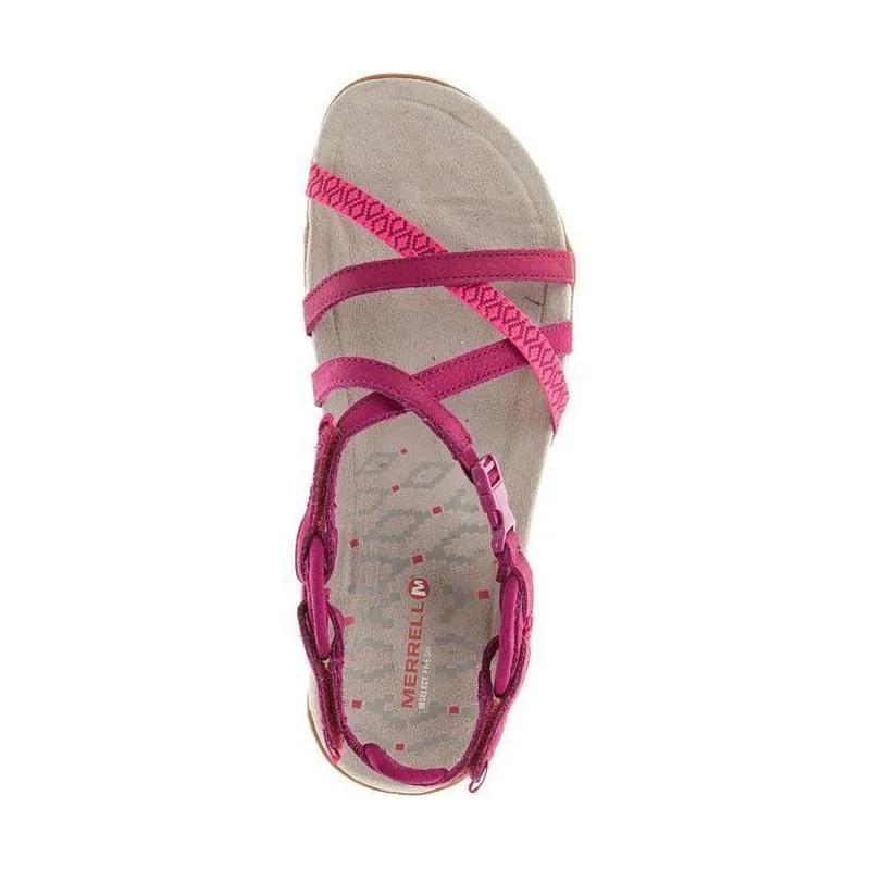 Merrell Terran Lattice II Women's Walking Sandals - Fuchsia - UK 4