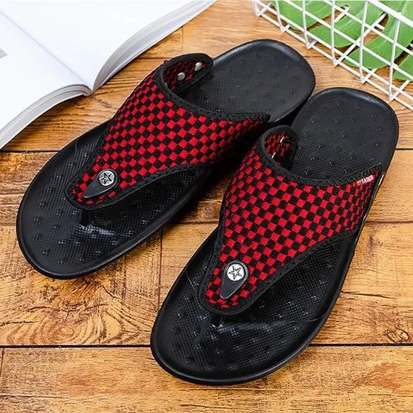 OCW Men Summer Sandals Breathable Mesh Best Flip-flops