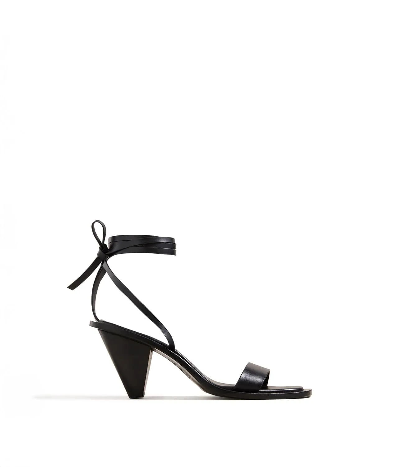 PORTER HEELED SANDAL- BLACK