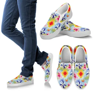 Sunrise Floral Slip On Sneakers