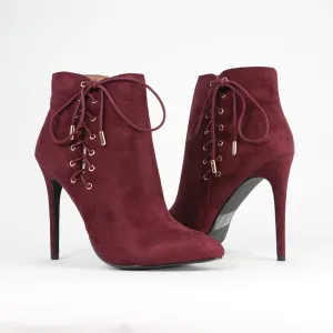 Tacita Side String Up Stiletto  Bootie