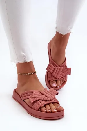 TEEK - Flat Belt Bow Sandals