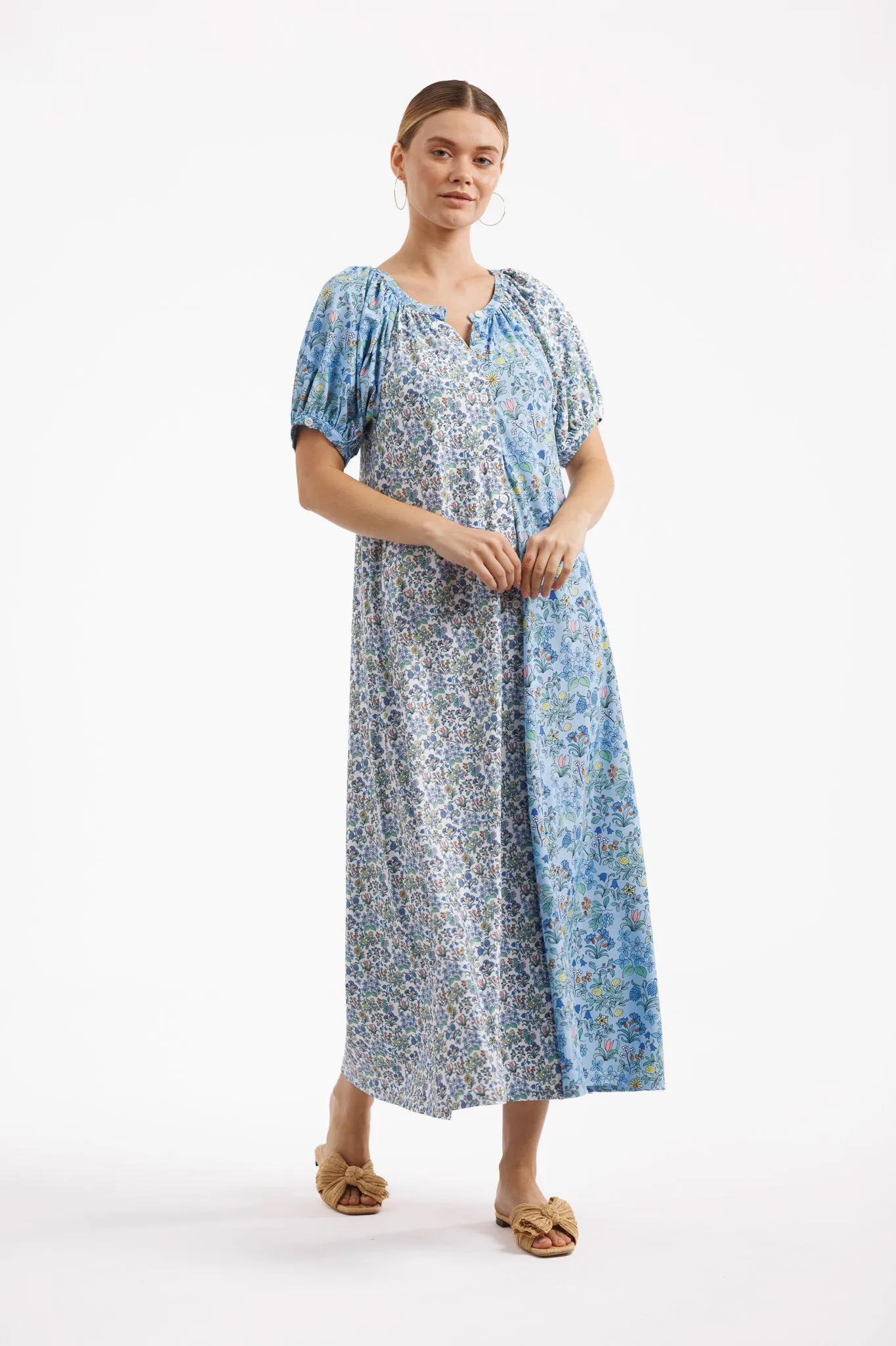 The Grenadine Dress - Spring Sprig Multi