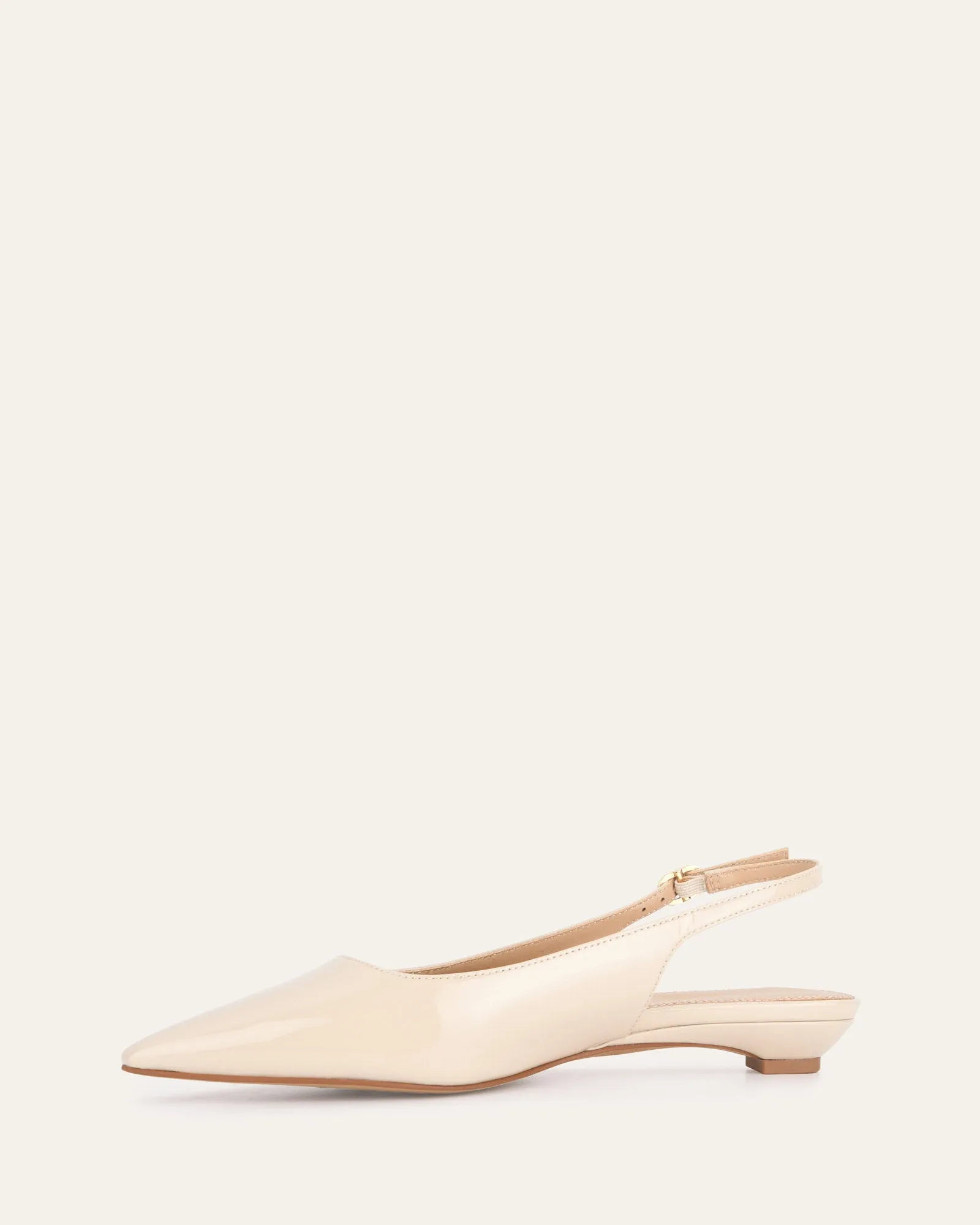 VIKTOR DRESS FLATS SAND PATENT