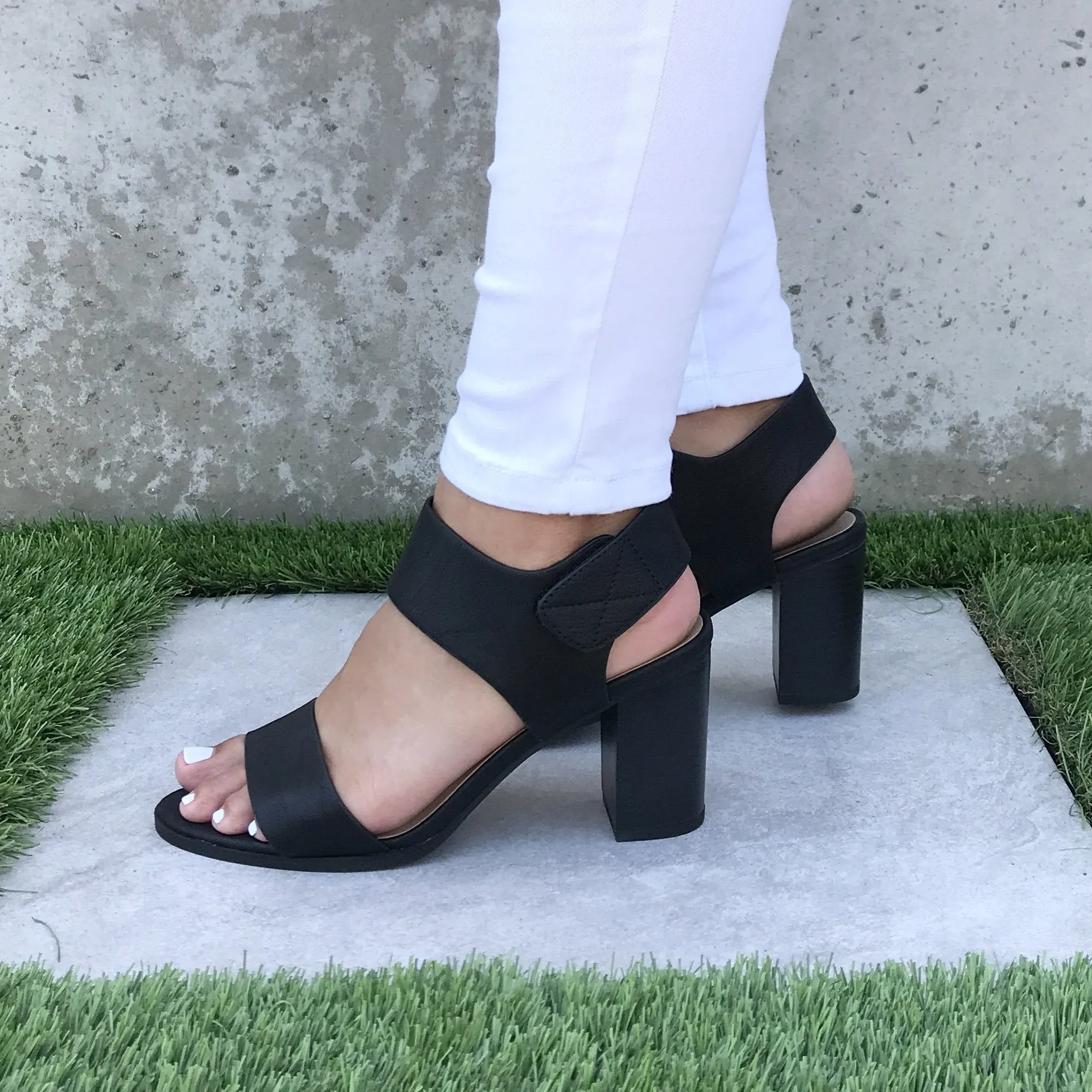 Waiting Game Heels in Black