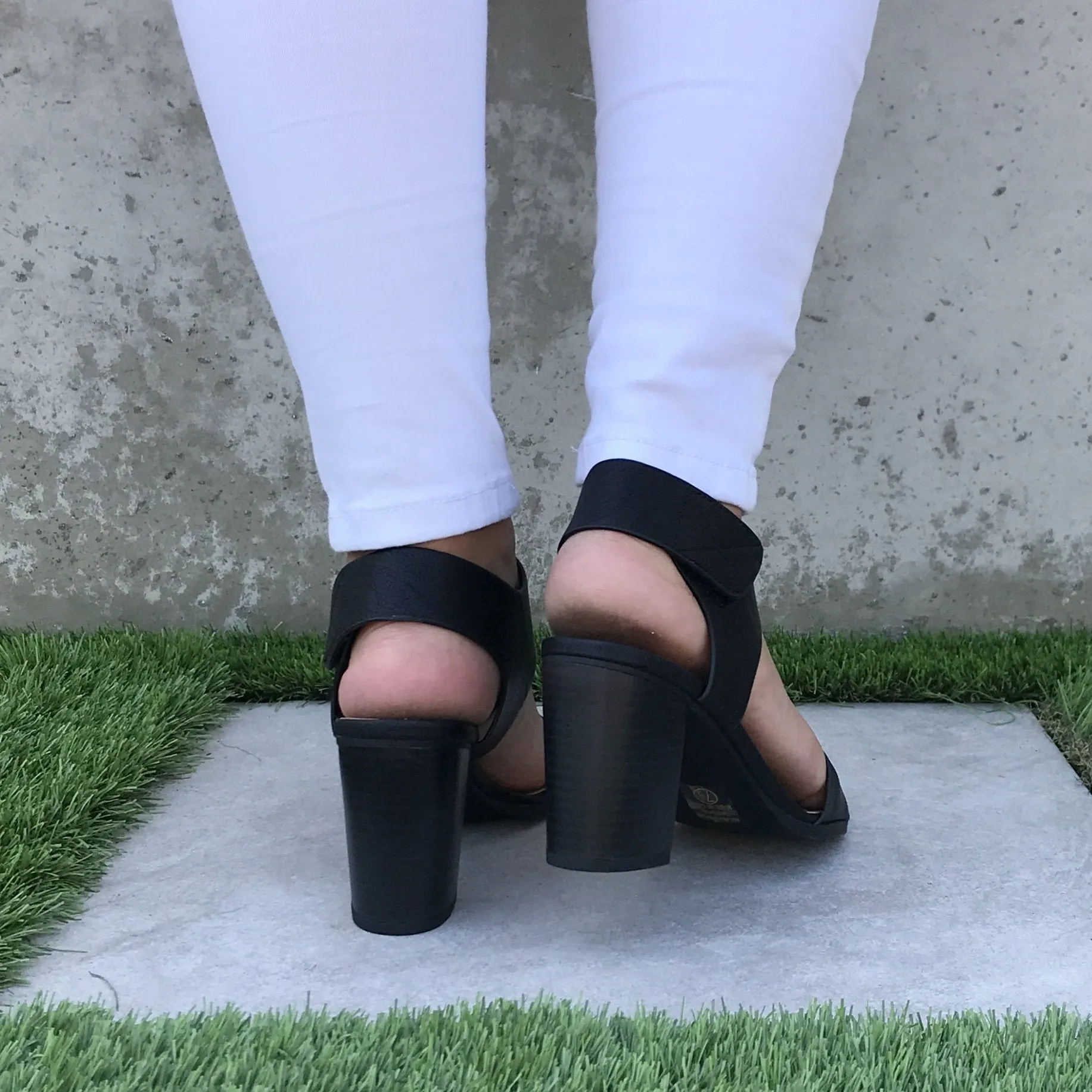 Waiting Game Heels in Black